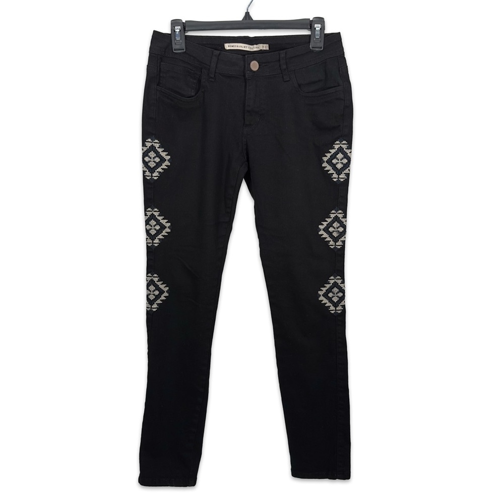 Vintage Romeo & Juliet Couture black skinny jeans size 28